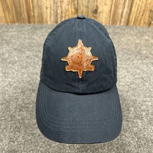 Walt Disney World Castle Logo Cap Adult Adjustable Strap Black Theme Park Hat